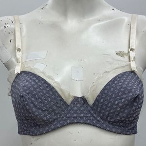 ERES Paris, 32C combo bra with underwire & silk adjustable straps - new